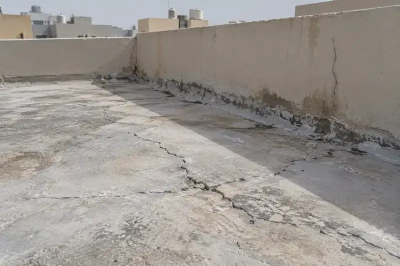 ترميم شرخ إنشائي في الخبر - قبل وبعد